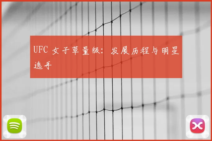 UFC 女子草量级:发展历程与明星选手